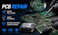 repair pcb trace micro solder reverse engineer automotive circuit board electron