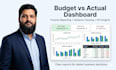 build a budget vs actual finance dashboard