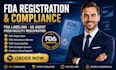 do fda registration compliance labelling and US agent service