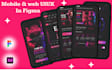 do mobile app ui ux, web app ui ux design, dashboard ui design in figma