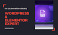 fix wordpress, elementor and website issues
