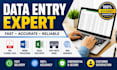 be your reliable data entry expert