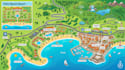 design vector resort map, hotel map, tourist map, destination map and site plan
