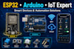develop iot projects and prototypes using esp32, esp8266 and arduino