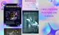 design a professional and eye catching canva poster