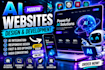 design and develop a modern ai website,and chatbot integrated