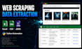 scrape websites and deliver clean data in excel CSV or json