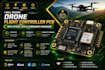 design drone flight controller pcb with stm32, gps and embedded firmware
