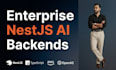 nestjs backend developer ai web app saas development