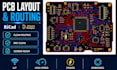 do professional pcb layout and routing for your design in kicad or altium