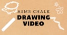 create a custom asmr chalk art video aesthetic drawing process
