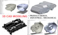 reverse engineering from stl obj 3d scan to step cad model mechanical industrial