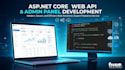develop full stack dotnet with admin panel