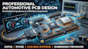 design can bus pcb, automotive ecu communication system esp32 stm32 and embedded