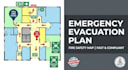 design emergency evacuation plan and fire safety map
