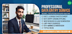 do fast manual typing and pdf to word data entry