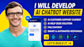develop ai chatbot website ai customer support chatbot ai help desk faq