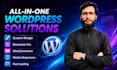 design or redesign wordpress website with elementor pro, website development