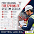 professional fire sprinkler system design, hydraulic calculations, autocad