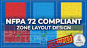 create nfpa 72 compliant fire alarm zone layout