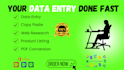 do accurate data entry and copy paste work in excel and google sheets