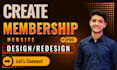 build a wordpress membership website using memberpress