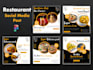 design professional restaurant social media posts in canva