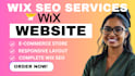 do wix website development, redesign and update wix website