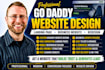 design, redesign, and create professional godaddy website or landing page fasthq