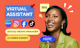 canva virtual assistant social media design canva template email assistant