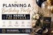 plan your birthday party, event, or celebration message for free consult