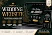 design a custom wedding invitation website