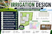 design drip irrigation, sprinkler system, irrigation plan, pipe sizing and boq