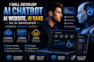 develop ai chatbot, ai website, ai saas as ai developer