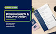 create a professional CV and resume design
