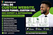 do custom website, sales funnel, custom css, seo expert and automation using ghl