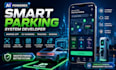 build ai android smart parking system car parking app evcharging mobile tracking