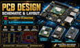 do pcb design schematic layout and electronics engineering