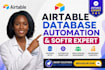 setup airtable crm, airtable dashboard, airtable setup, airtable automation