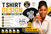make tshirt design with svg cutting files