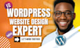 build wordpress website development, revamp, design, redesign business website