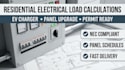 prepare nec electrical load calculations