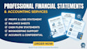 prepare financial statements accounting and bookkeeping