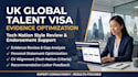 review and optimize your UK global talent visa evidence
