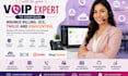 do twilio integration, configure magnus billing, ringcentral, setup 3cx and pbx