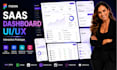 figma saas dashboard and web app UI UX design with interactive prototype