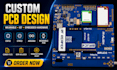 do wearable pcb design, esp32, stm32, arduino, electronic ai hardware pcb design
