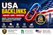 build USA backlinks on high DR websites