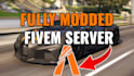 be your fivem developer , custom fivem mod , esx server and configure it