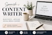 write professional content in spanish
